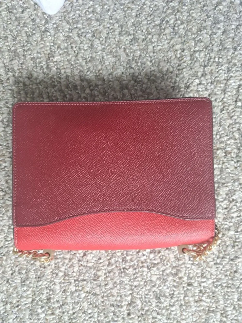 Red Coach Klare Leather Crossbody Bag Women's